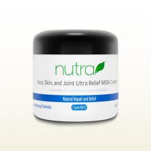 Nutra Face, Skin, and Joint Ultra Relief MSM Cream 4 oz jar
