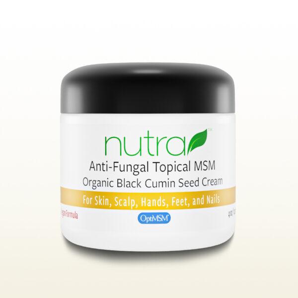 Nutra Anti-Fungal Topical MSM Organic Black Cumin Seed Cream 4 oz jar